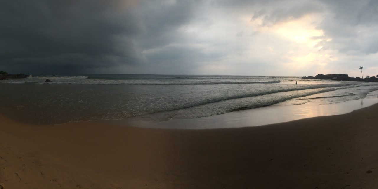 A la playa au Sri Lanka
